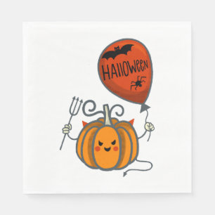 Servilleta De Papel Halloween de calabaza