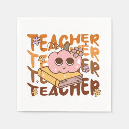 Servilleta De Papel Halloween de Calabaza y Teatro de Retro