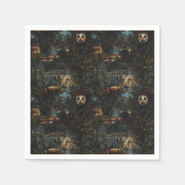 Servilleta De Papel Halloween de Carnaval espeluznante