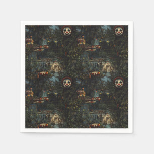 Servilleta De Papel Halloween de Carnaval espeluznante