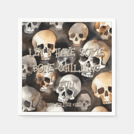 Servilleta De Papel Halloween de Cuadros de Agua Sombrerosos