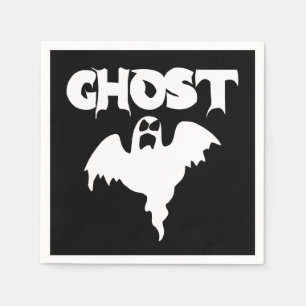 Servilleta De Papel Halloween de fantasía negro lindo