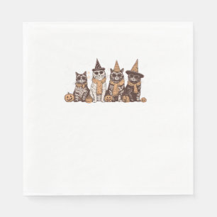 Servilleta De Papel Halloween de felina Kitty Halloween Halloween Homb