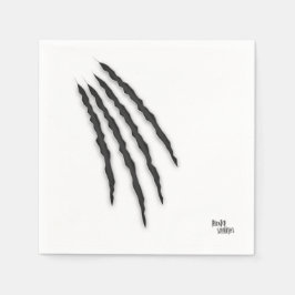 Servilleta De Papel Halloween de Halloween con escrachtes perdidos