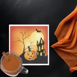 Servilleta De Papel Halloween de Jack O' Lantern