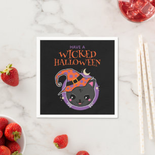 Servilleta De Papel Halloween de Kawaii Witch