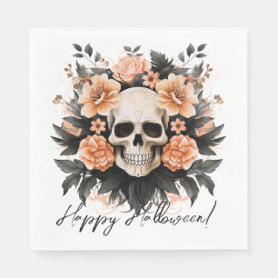 Servilleta De Papel Halloween de la flor vintage