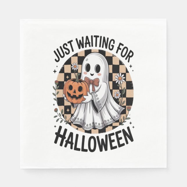 Servilleta De Papel Halloween de la vaca de la montaña (2) (Anverso)