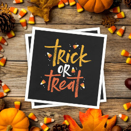 Servilleta De Papel Halloween de maíz dulce o truco