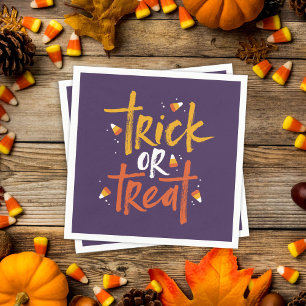 Servilleta De Papel Halloween de maíz dulce o truco