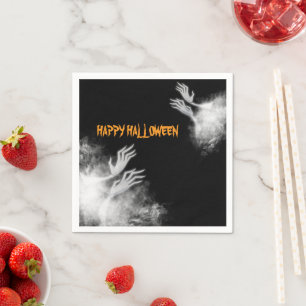 Servilleta De Papel Halloween de manos fantasmales