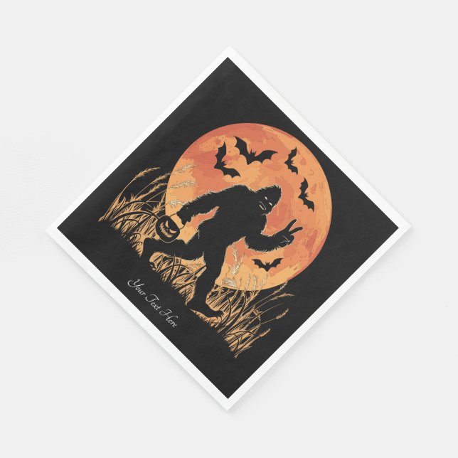 Servilleta De Papel Halloween de pie grande (Esquina)