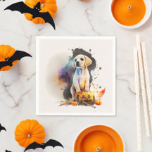 Halloween de Watercolor Puppy