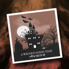 Servilleta De Papel Halloween del castillo de Haunted Spooky