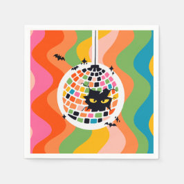Servilleta De Papel Halloween Disco Ball Paper Napkin