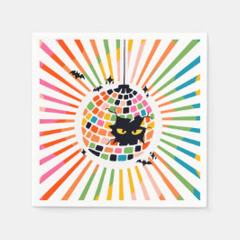 Servilleta De Papel Halloween Disco Ball Paper Napkin