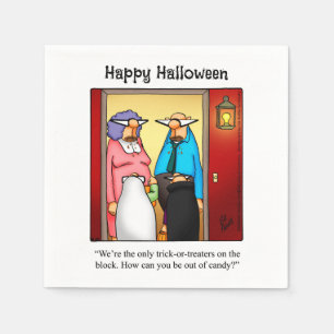 Servilleta De Papel Halloween divertidísima Humor Fiesta Napkins