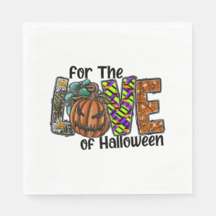 Servilleta De Papel Halloween divertido diseña Hippie Halloween Retro