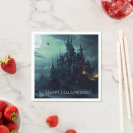Servilleta De Papel Halloween en el castillo de las brujas