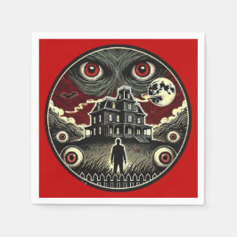 Servilleta De Papel Halloween en la casa de la Pesadilla