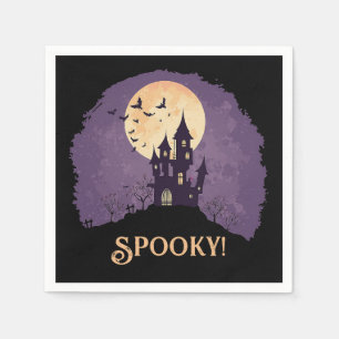 Servilleta De Papel Halloween en la casa gótica Spooky Haunted