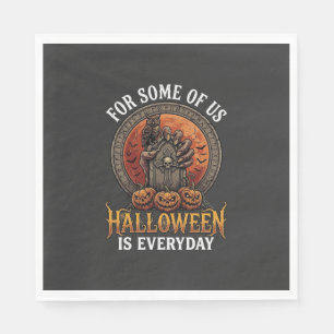 Servilleta De Papel Halloween Es Todos Los Días Mano De Monstruo Lápid