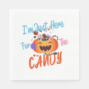 Servilleta De Papel Halloween estoy aquí por los abucheos