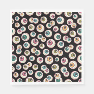 Servilleta De Papel Halloween Eyeballs