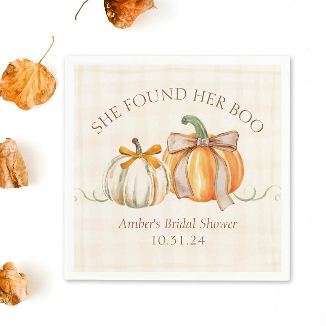 Servilleta De Papel Halloween Fall Bridal Shower (Subido por el creador)