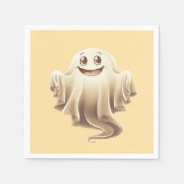 Servilleta De Papel Halloween Fantasma Papel sonriente
