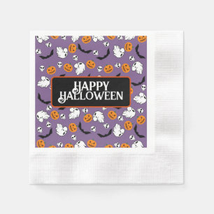 Servilleta De Papel Halloween Ghost Bats Skumpkin