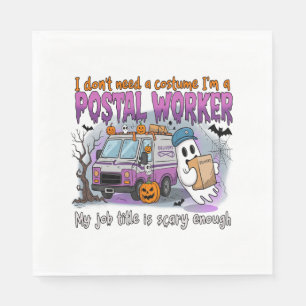 Servilleta De Papel Halloween Ghost, trabajador postal