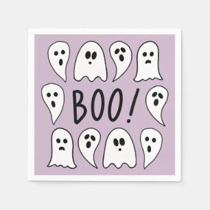 Servilleta De Papel Halloween Ghosts Boo