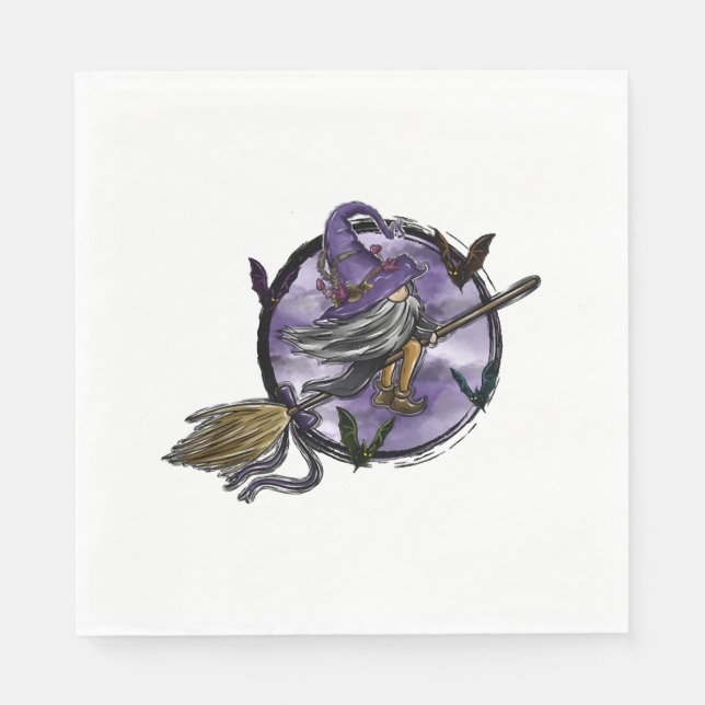 Servilleta De Papel Halloween Gnome (Anverso)