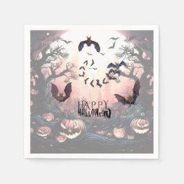 Servilleta De Papel Halloween Gone Batty