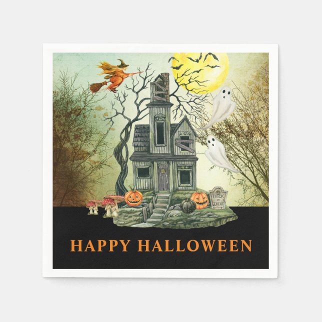 Servilleta De Papel Halloween - Halloween Fiesta (Anverso)