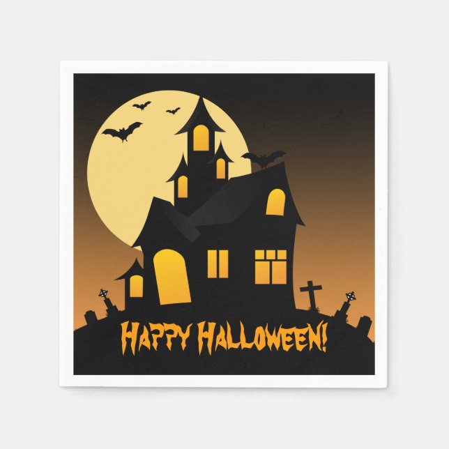 Servilleta De Papel Halloween Halloween Haunty (Anverso)