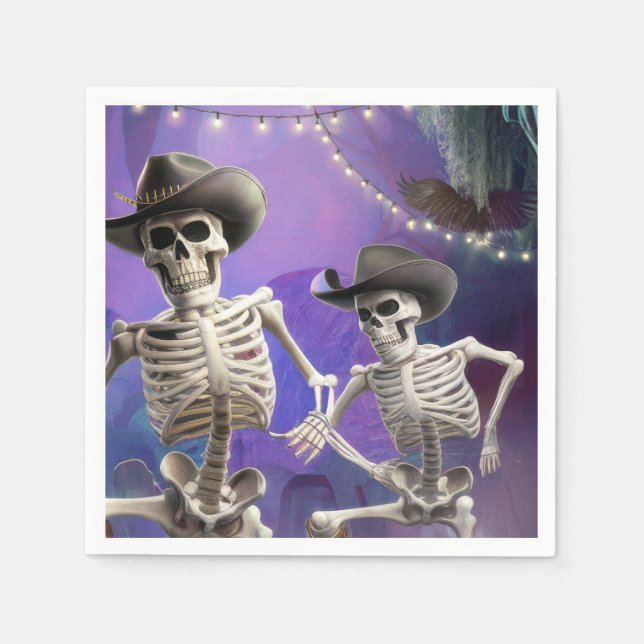 Servilleta De Papel Halloween Hoedown, Halloween Throwdown! (Anverso)