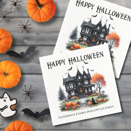 Servilleta De Papel Halloween House Halloween Party