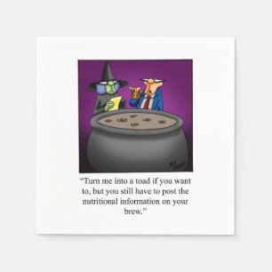 Servilleta De Papel Halloween Humor Fiesta Napkins