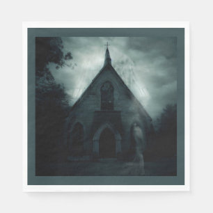 Servilleta De Papel Halloween - Iglesia embrujada 1