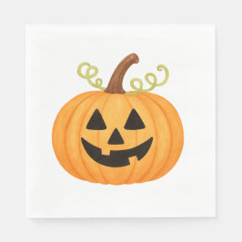 Servilleta De Papel Halloween Jack-o’-Lantern