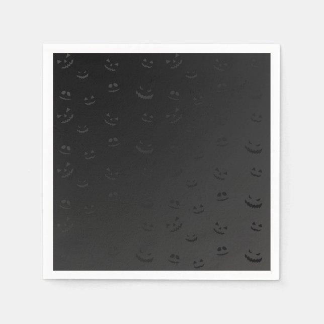 Servilleta De Papel Halloween Jack-o-Lantern - Napkin de papel (Anverso)