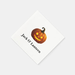 Servilleta De Papel Halloween Jack O' Lantern Paper Napkin