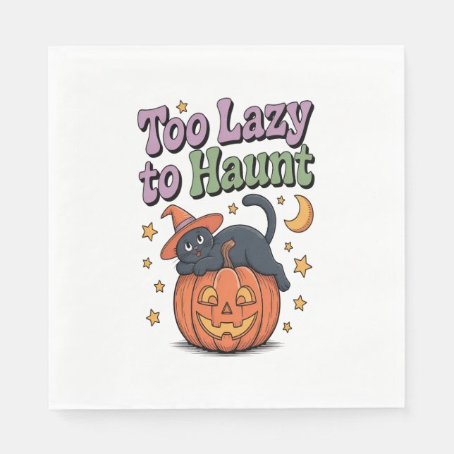 Servilleta De Papel Halloween Lazy Ghost (Anverso)
