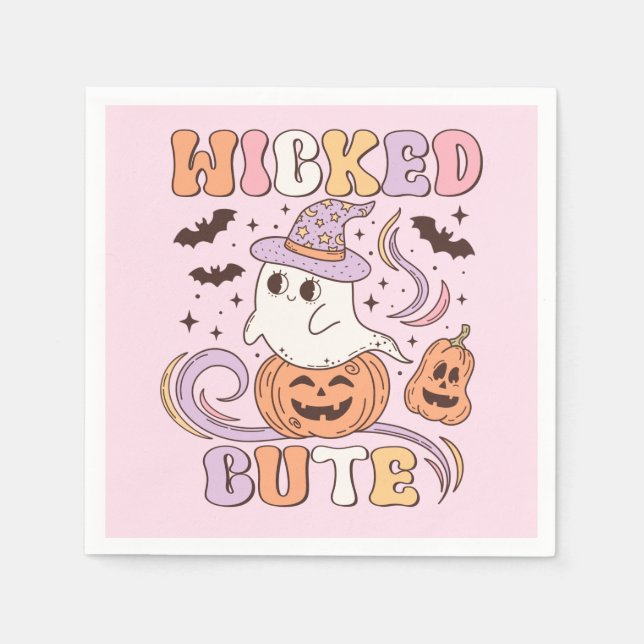 Servilleta De Papel Halloween malvado (Anverso)