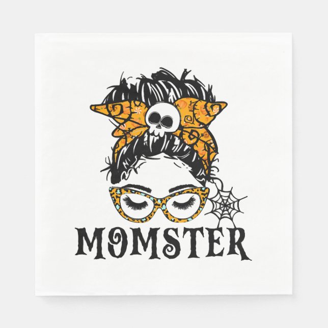 Servilleta De Papel Halloween Momster (Anverso)