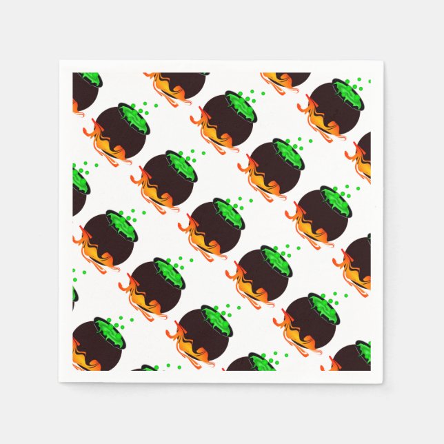 Servilleta De Papel Halloween Napkin/Brew de bruja (Anverso)