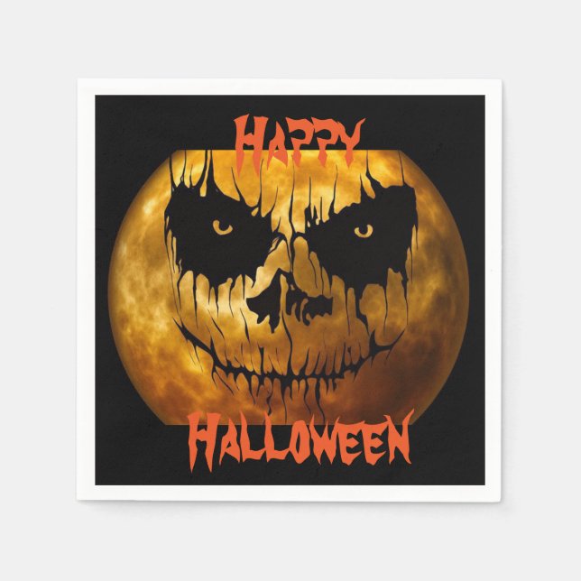 Servilleta De Papel Halloween Napkin/Spooky Moon (Anverso)