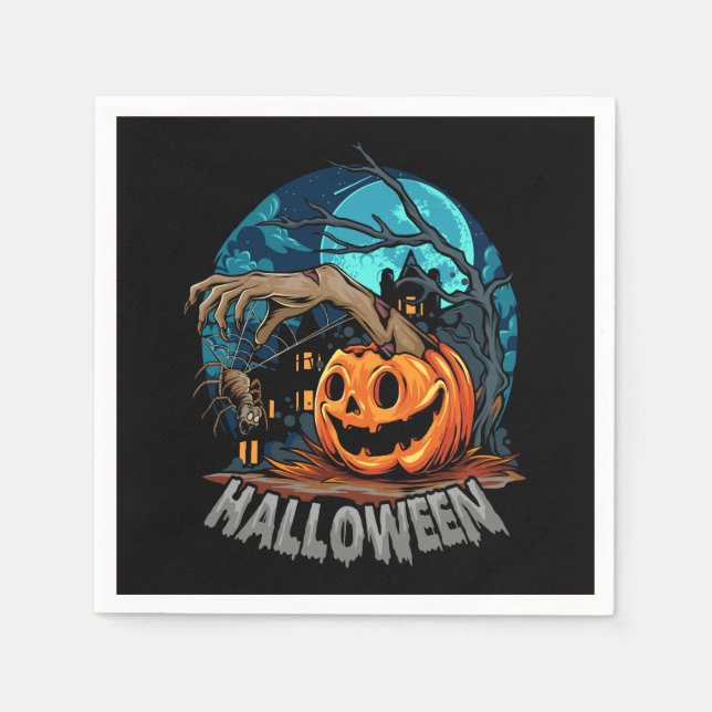 Servilleta De Papel Halloween Napkins (Anverso)
